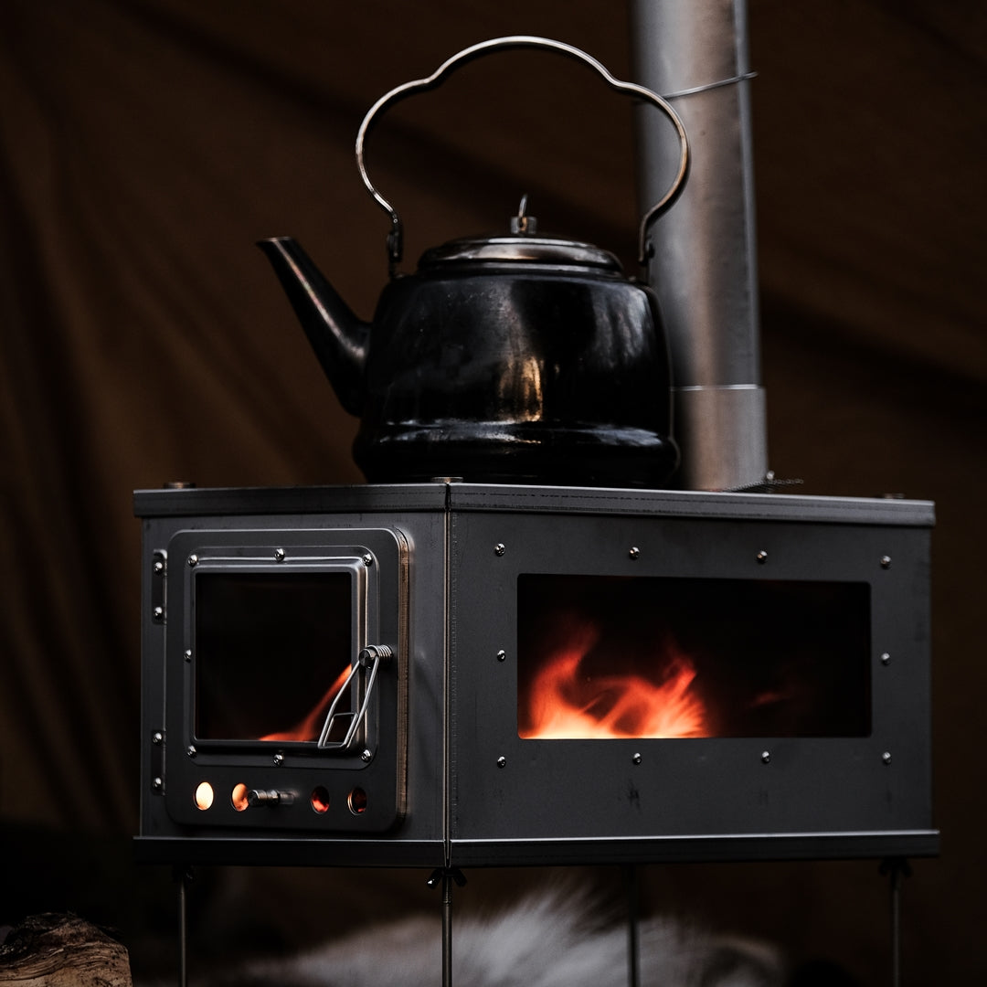 WILD WILD WEST W Stove Side View ver. チタンストーブ – GXG Crafts